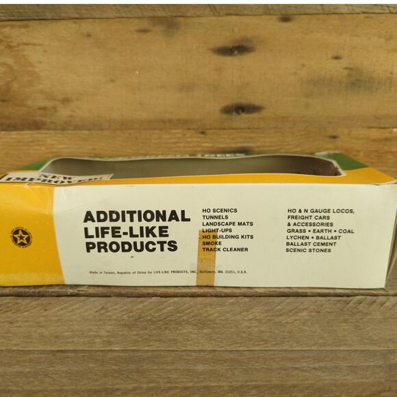 Vintage 1970s Life Like Products Evergreen Trees 01003 Original Box Bottle Brush - Picture 5 of 10